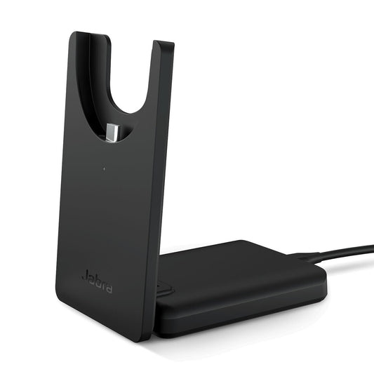 Black wireless adaptor GN Audio 14207-90 plastic charging dock for external supraaural headphones