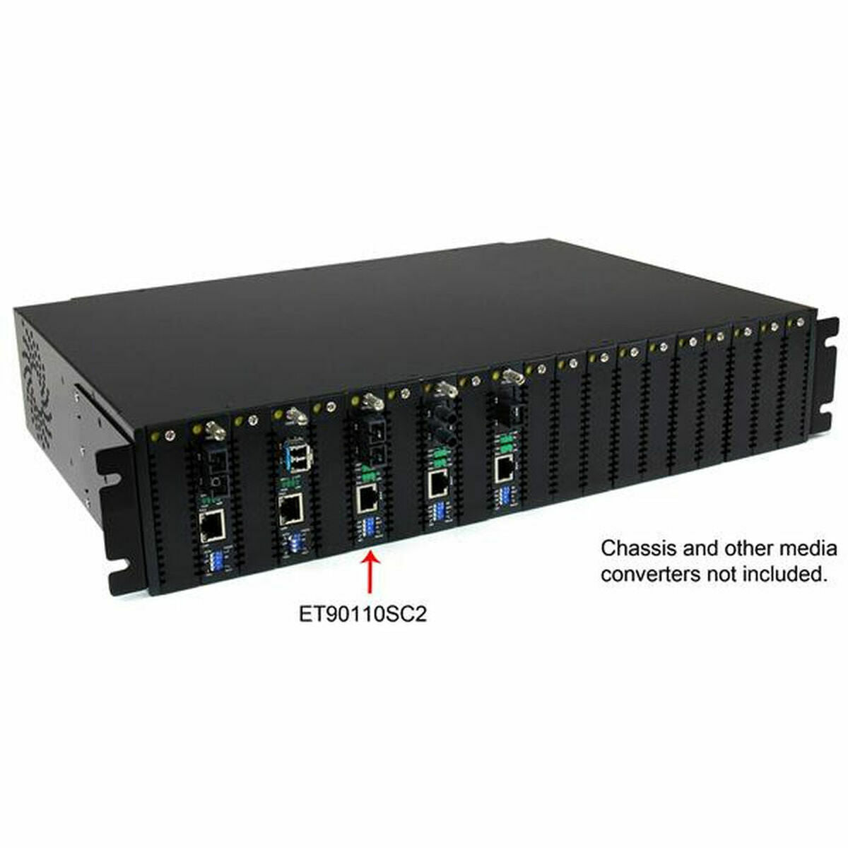 Multimode Media Converter Startech ET90110SC2 Black-1
